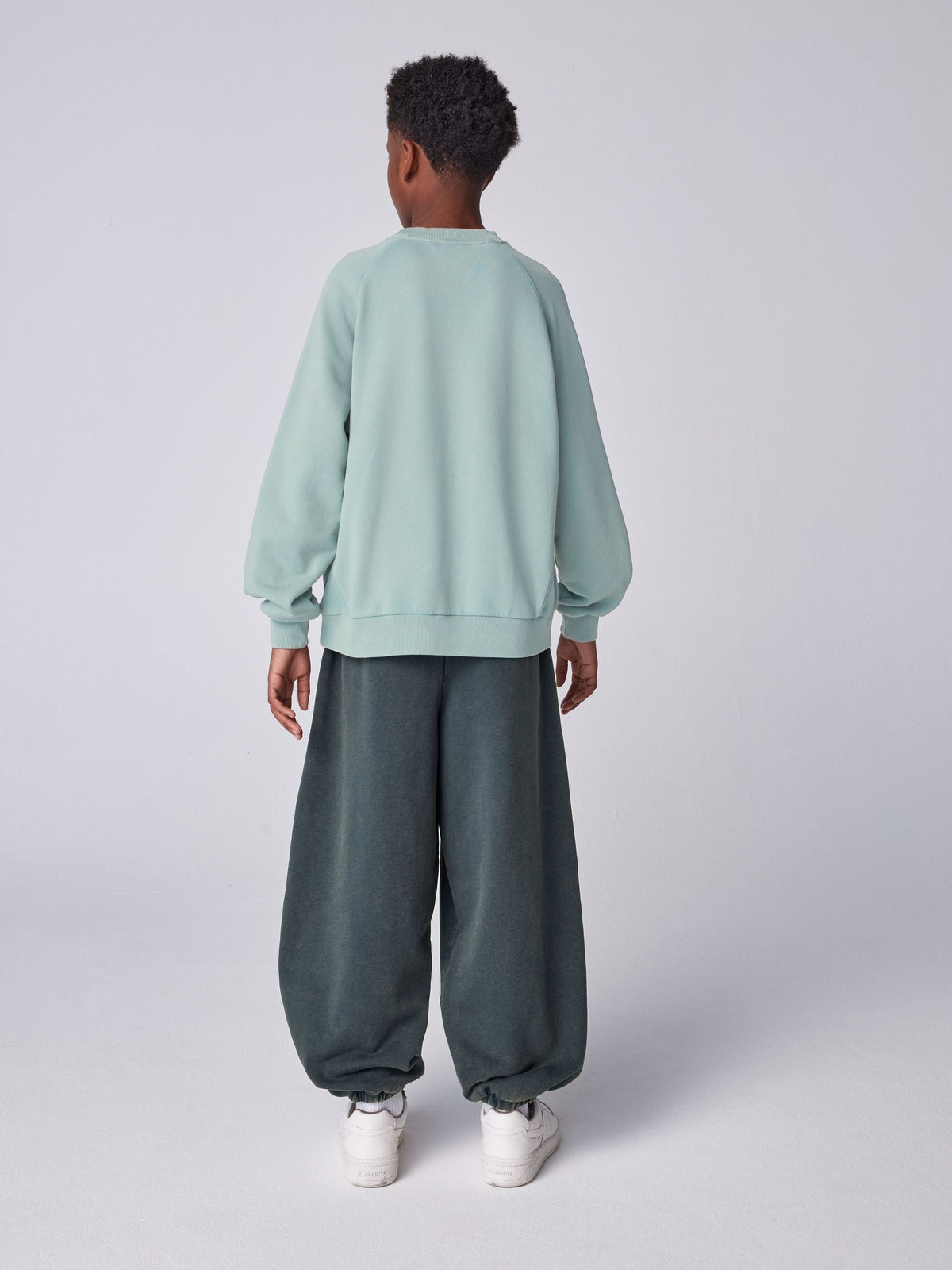 smALLSAINTS Blue Ramscull Washed Sweatshirt and Jogger Set - image 2