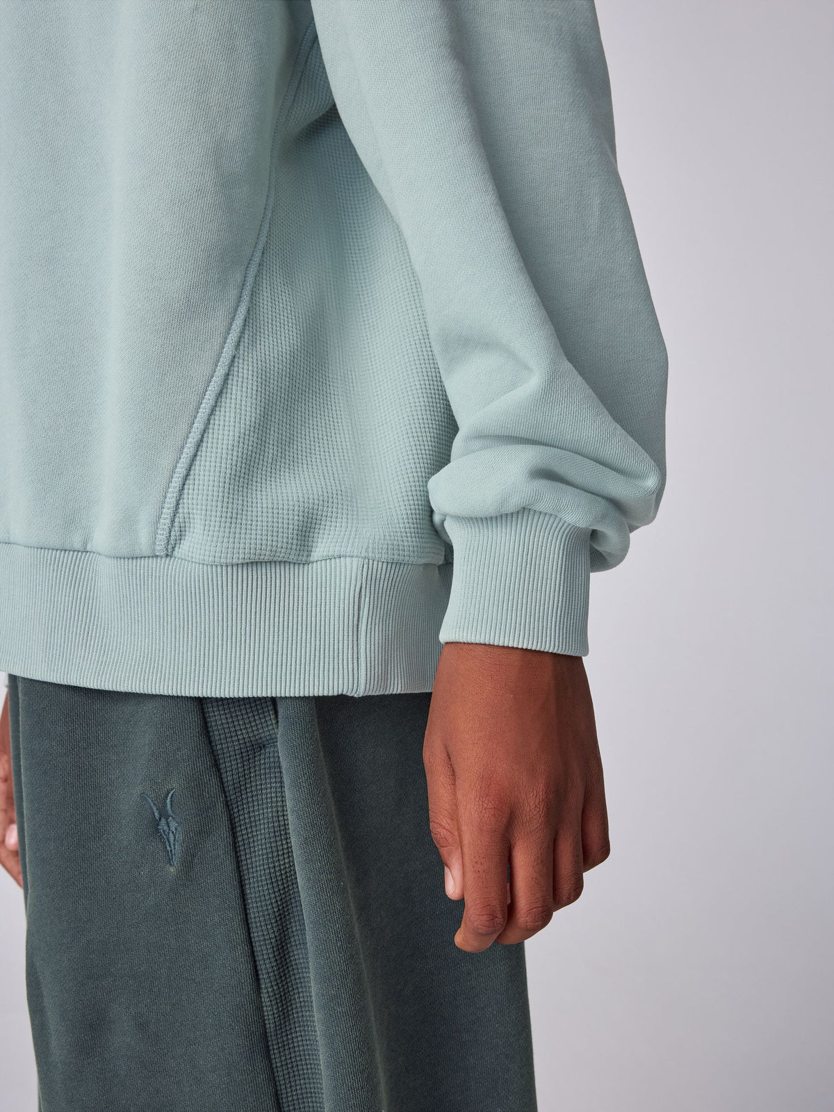 smALLSAINTS Blue Ramscull Washed Sweatshirt and Jogger Set - image 6