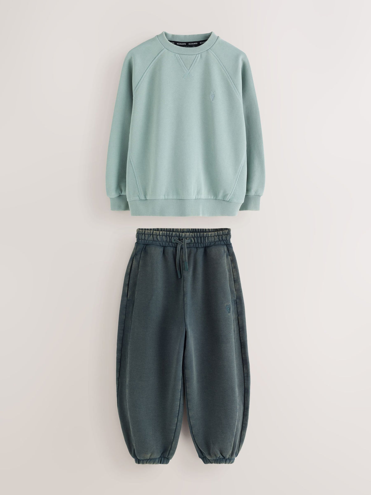 smALLSAINTS Blue Ramscull Washed Sweatshirt and Jogger Set - image 9