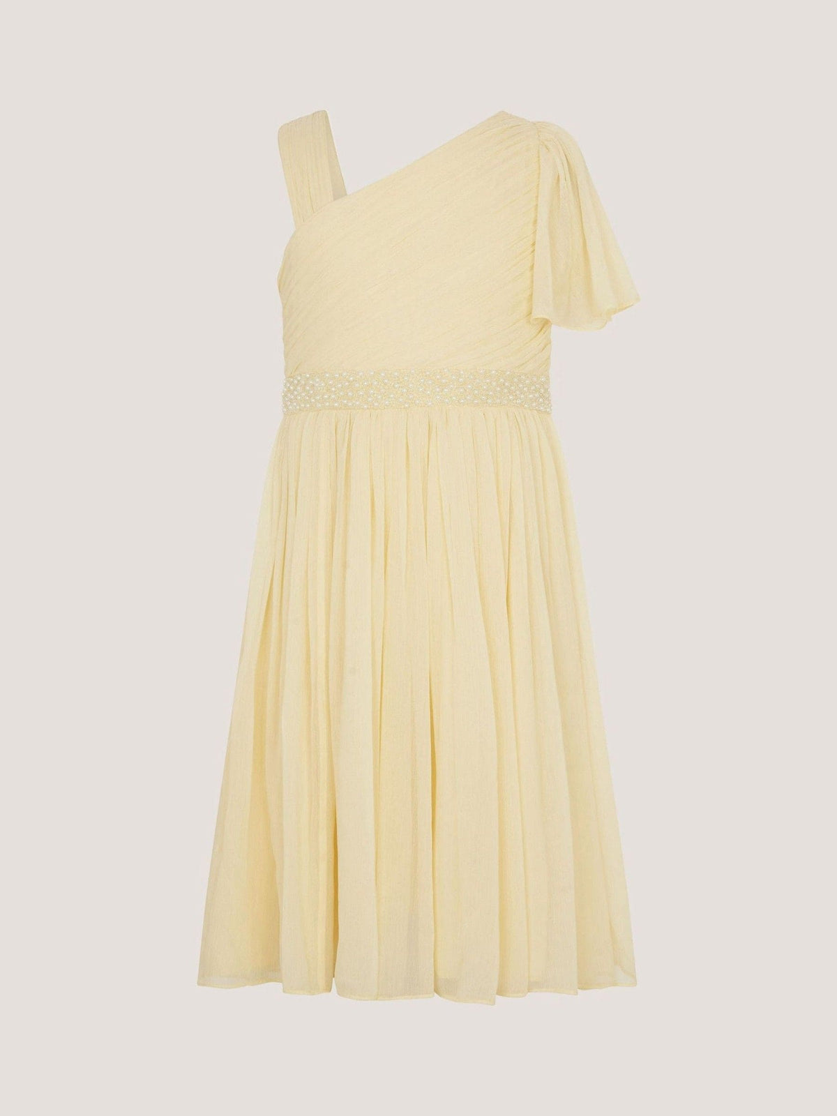 Dsiney Kidz - Monsoon Yellow Amalthea Asymmetrical Embellished Party Dress image 2