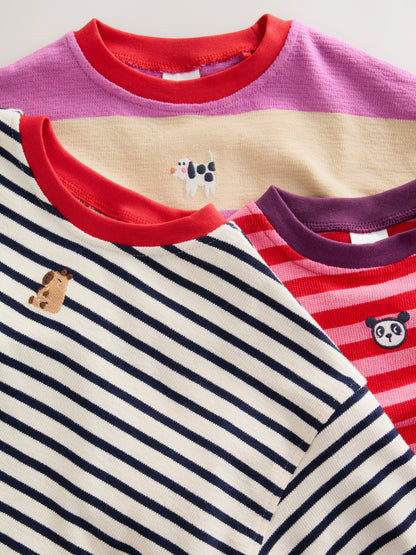 Dsiney Kidz - Multi Stripe T-Shirts 3PK (3mths-7yrs) image 6