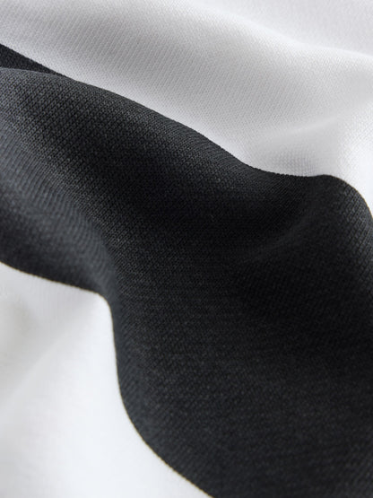 smALLSAINTS Black/White Striped Rugby Top And Joggers Set - image 11