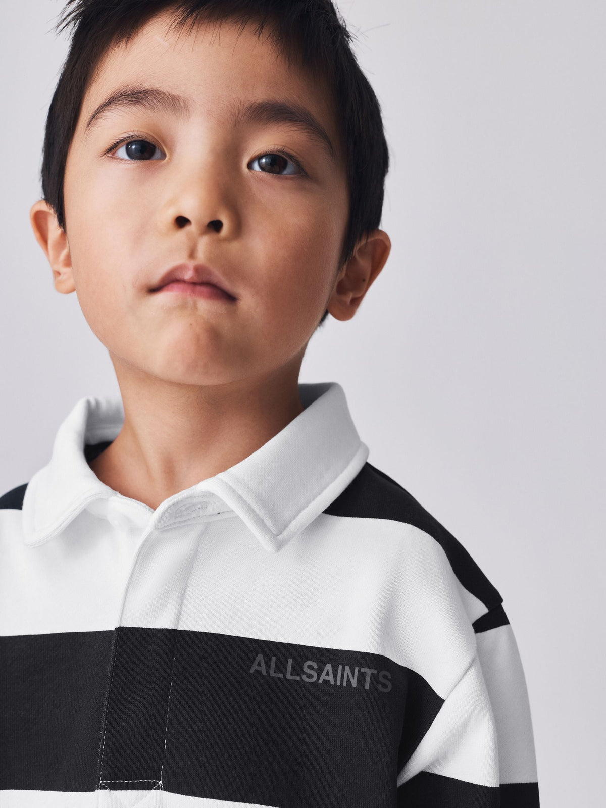 smALLSAINTS Black/White Striped Rugby Top And Joggers Set - image 6