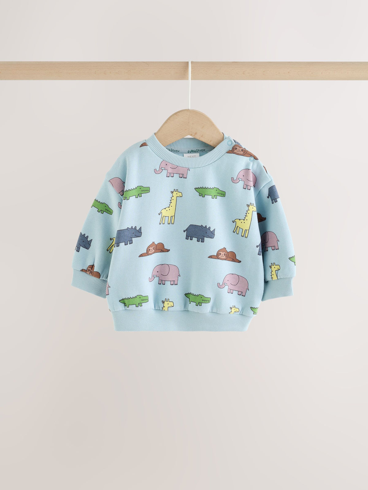 Blue Safari Baby Sweatshirt and Leggings Set (0mths-2yrs) - image 2