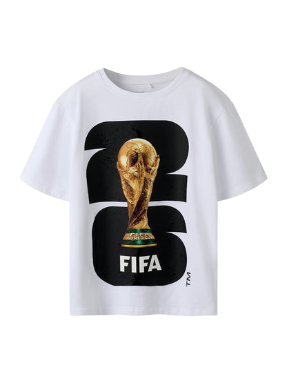 Dsiney Kidz - Name It White Fifa World Cup Short Sleeves T-Shirt image 1