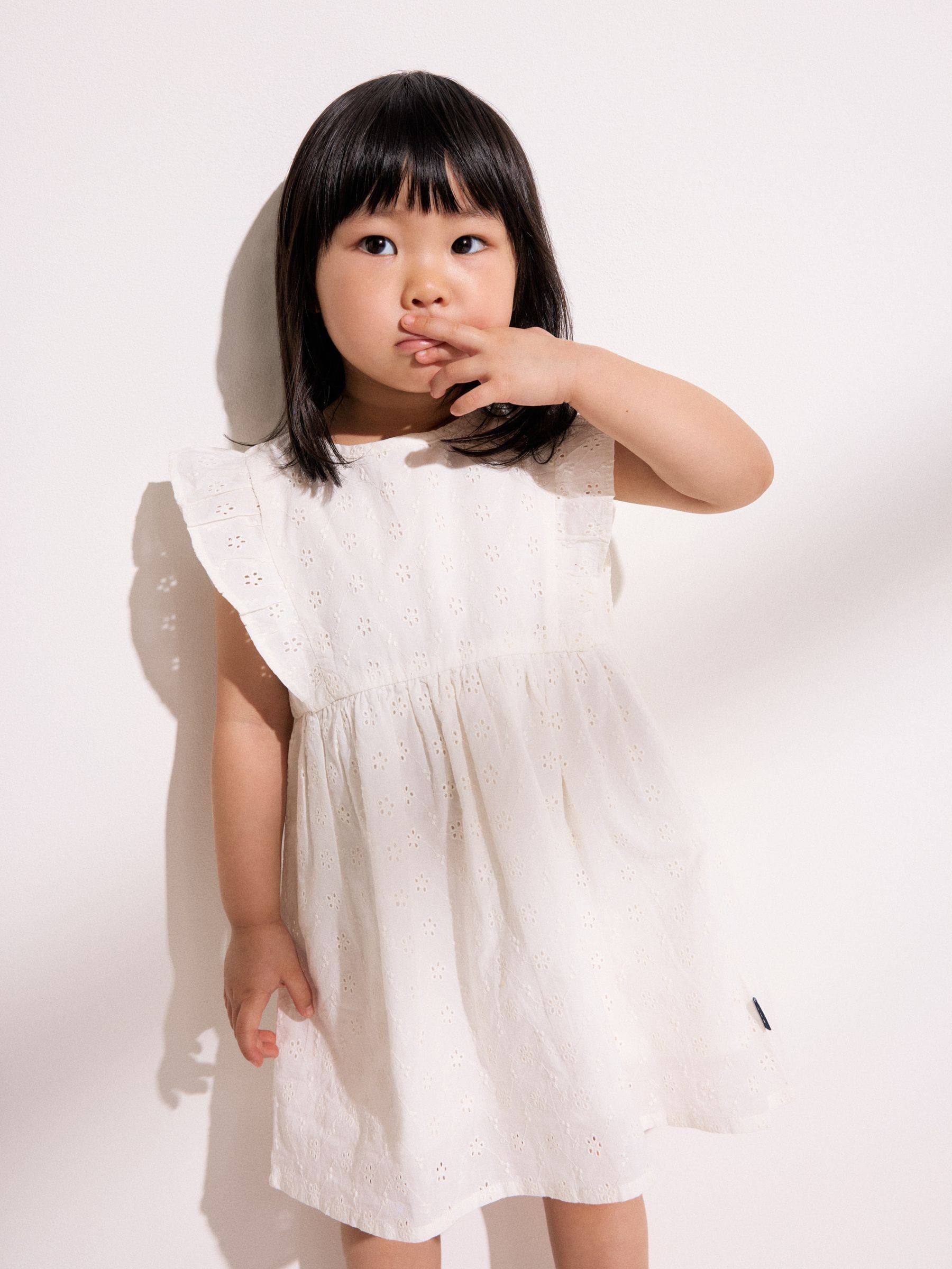 Dsiney Kidz - Polarn O. Pyret White Frilled Sleeve Blouse image 1