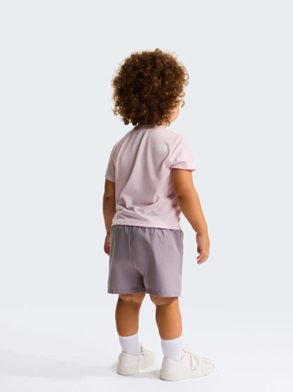 The North Face Pink Baby 24/7 Shorts and T-Shirt Set image 4