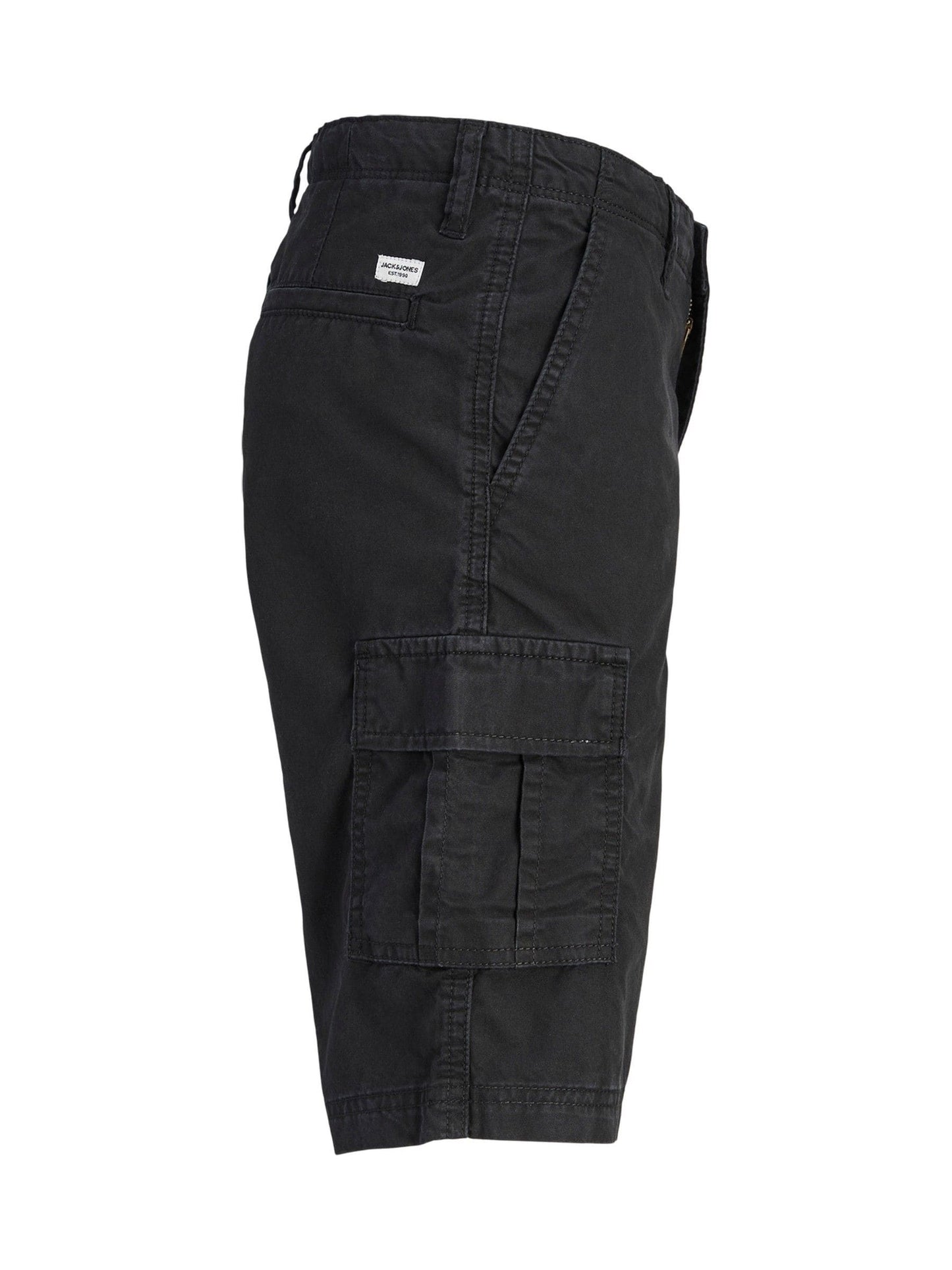 Dsiney Kidz - JACK & JONES Junior Black Relaxed Fit Cargo Shorts image 9