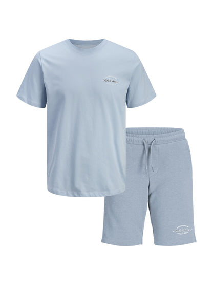 Dsiney Kidz - JACK & JONES JUNIOR Blue T-Shirt And Shorts Set image 1