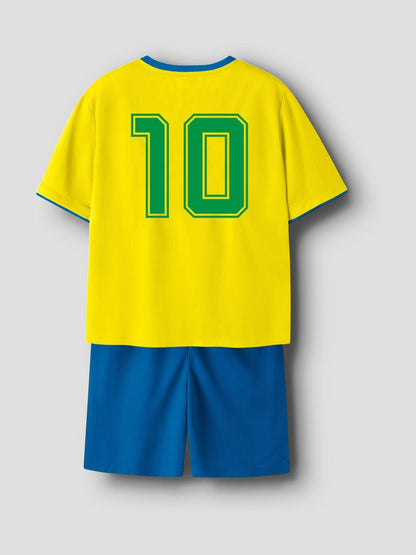 Dsiney Kidz - Name It Yellow Brazil Kids Football Kit image 2