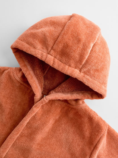 Dsiney Kidz - JoJo Maman Bébé Orange Fox Towelling Robe image 3