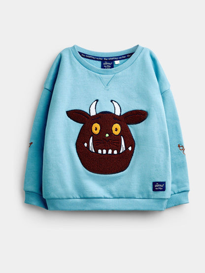 Dsiney Kidz - JoJo Maman Bébé The Gruffalo Blue 2-Piece Sweat & Jogger Set image 2