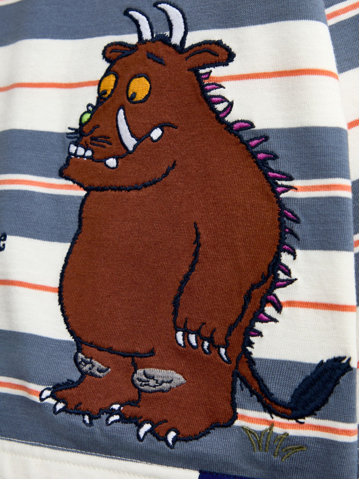 Dsiney Kidz - JoJo Maman Bébé Natural The Gruffalo Striped Top image 3