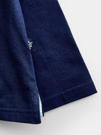 Dsiney Kidz - JoJo Maman Bébé Navy Blue Golf Embroidered Top image 3