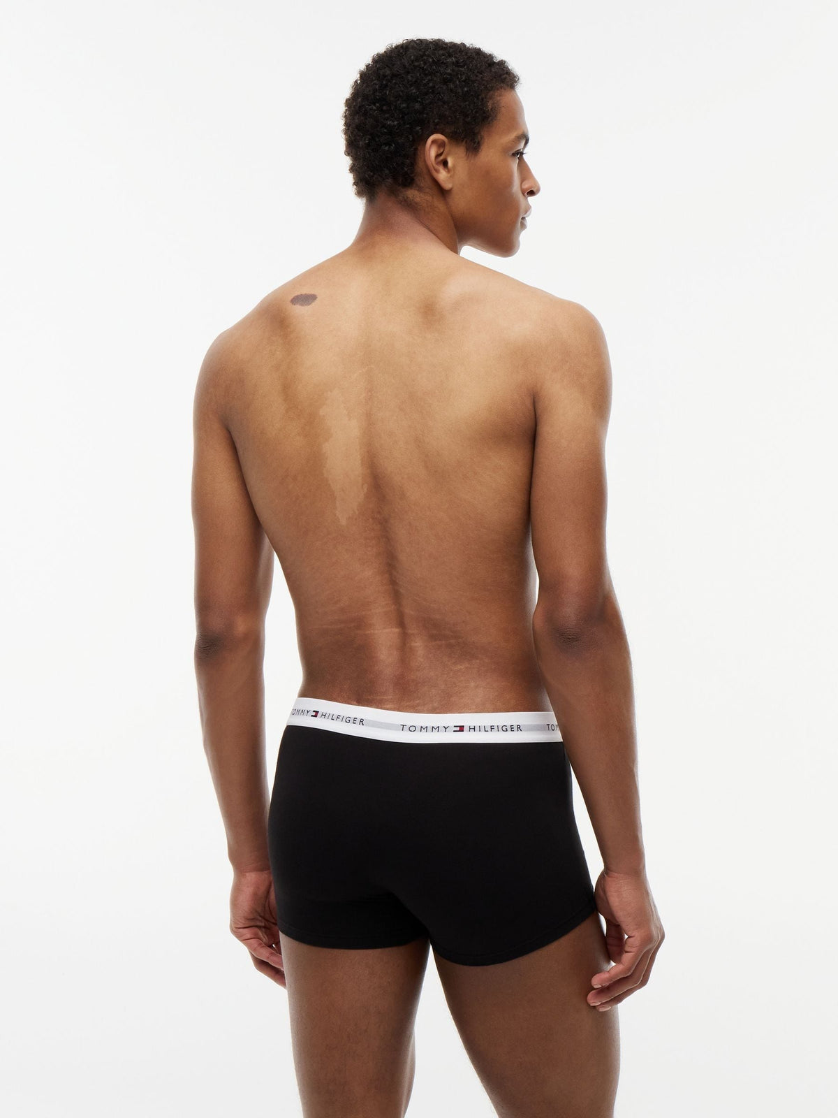 Dsiney Kidz - Tommy Hilfiger Black Cotton Stretch Boxer Trunks 3 Pack image 4