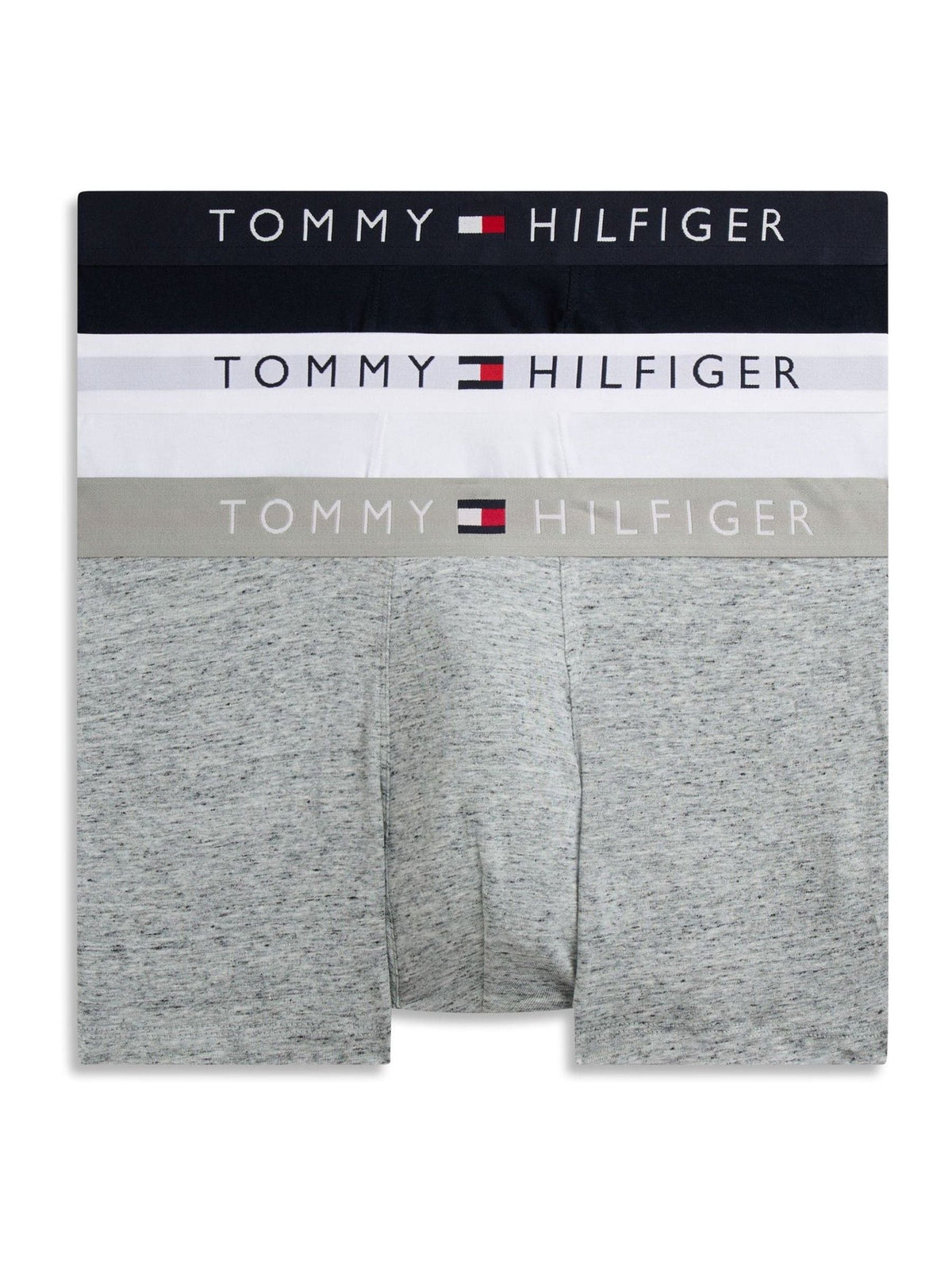 Dsiney Kidz - Tommy Hilfiger Grey Cotton Stretch Trunks 3 Pack image 1