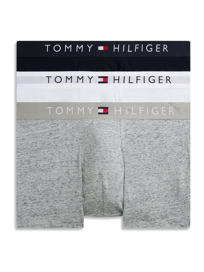 Dsiney Kidz - Tommy Hilfiger Grey Cotton Stretch Trunks 3 Pack image 1