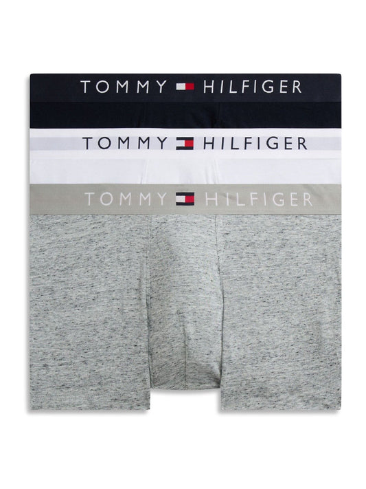 Disney Kidz - Tommy Hilfiger Grey Cotton Stretch Trunks 3 Pack image 1