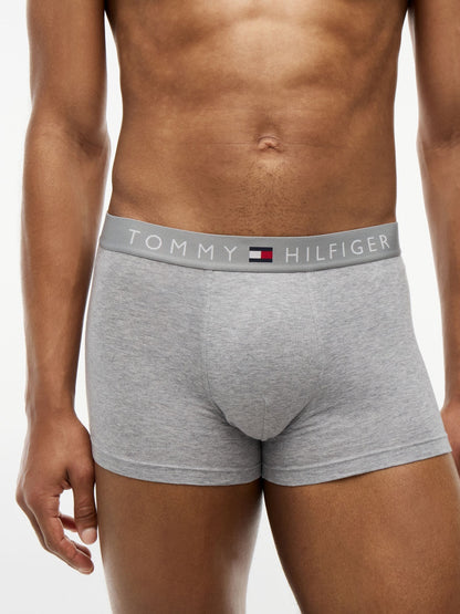 Dsiney Kidz - Tommy Hilfiger Grey Cotton Stretch Trunks 3 Pack image 4