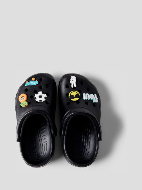 Name It Black Kids Rubber Clogs with Charms Sandals image 1