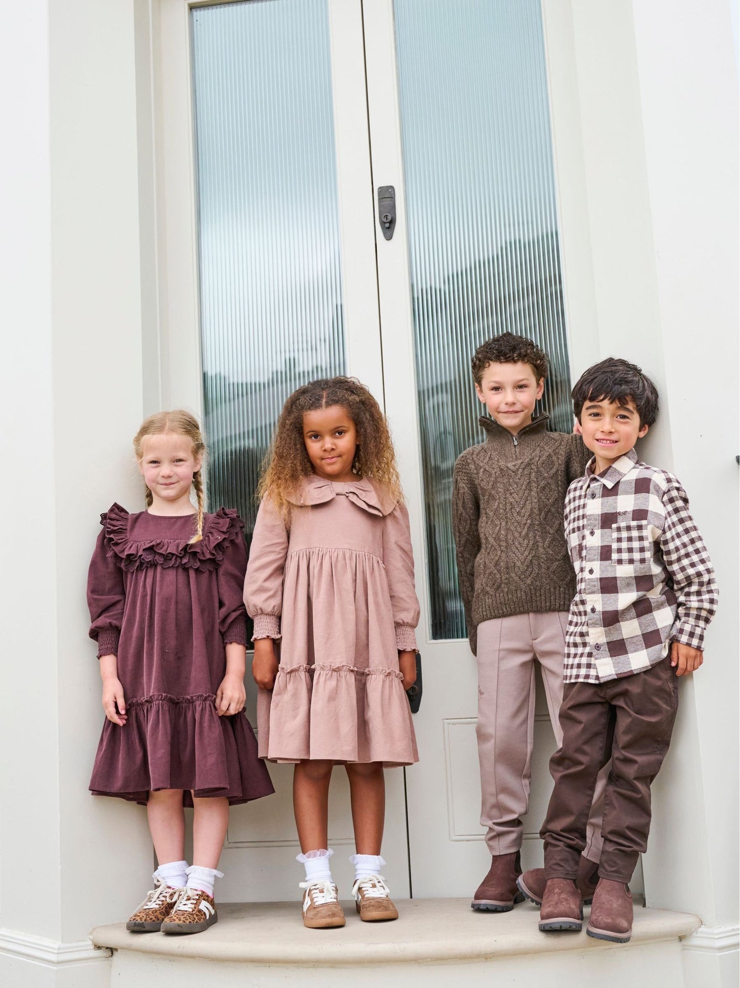 Dsiney Kidz - Angel & Rocket Natural Ava Tie Collar Cord Dress image 2