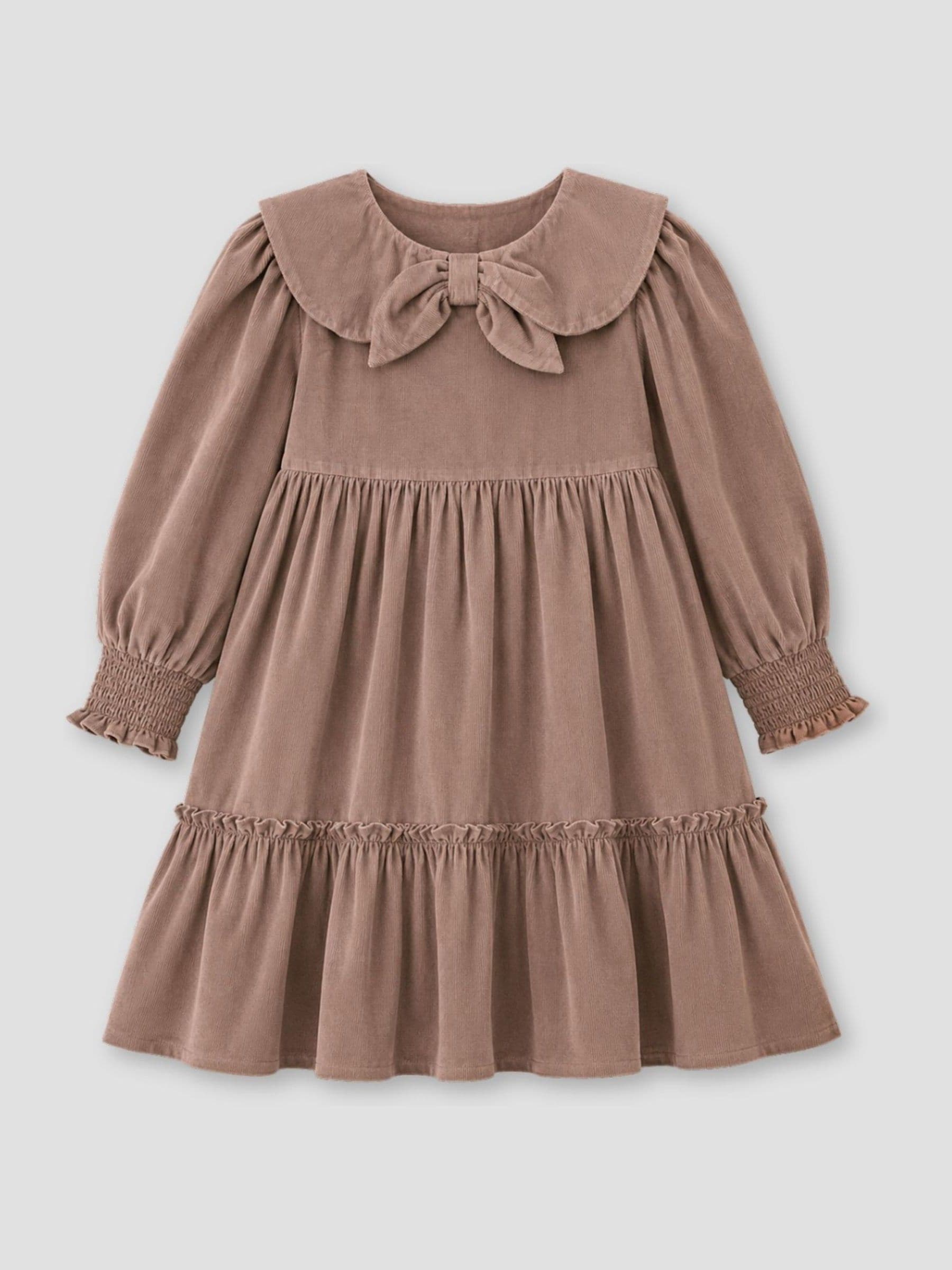 Dsiney Kidz - Angel & Rocket Natural Ava Tie Collar Cord Dress image 6