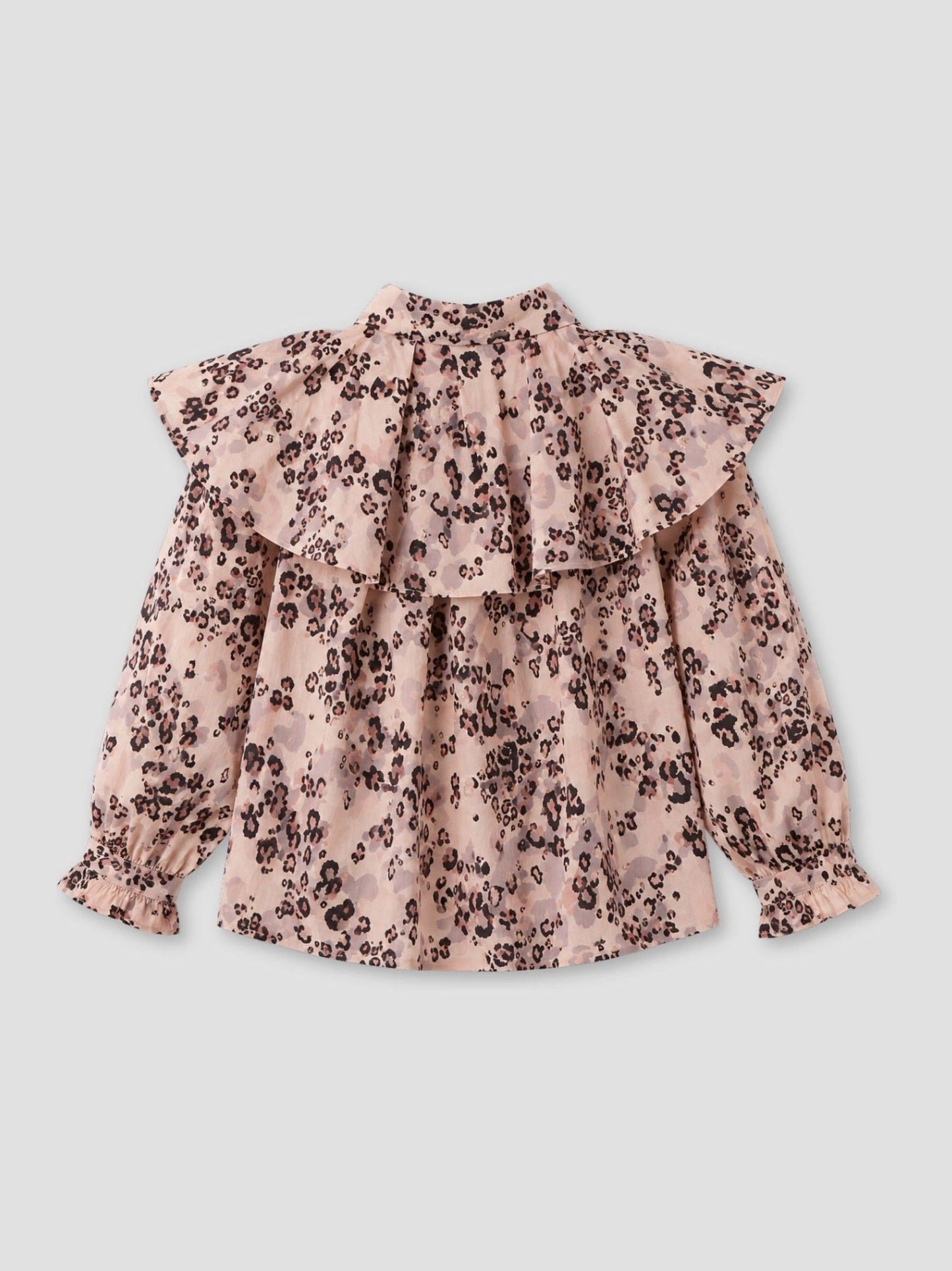 Dsiney Kidz - Angel & Rocket Brown Elle Cape Collar Animal Print Top image 7