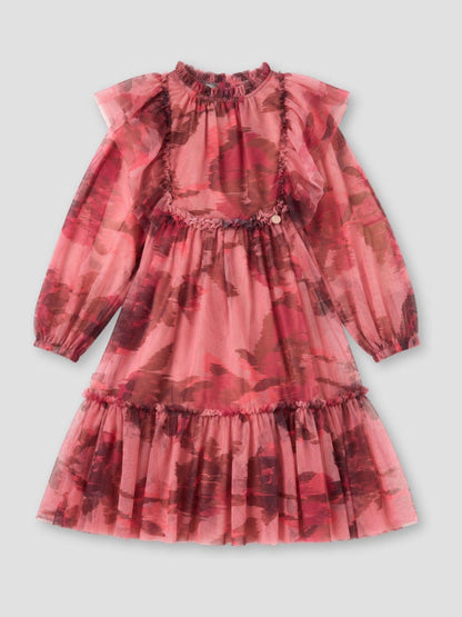 Dsiney Kidz - Angel & Rocket Pink Estella Tiered Mesh Dress image 7