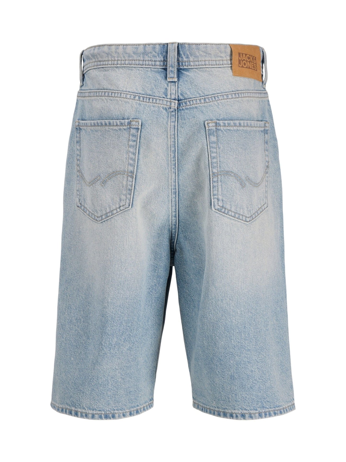 Dsiney Kidz - JACK & JONES Junior Blue Baggy Fit Ron Denim Shorts image 6