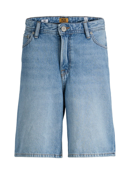 Dsiney Kidz - JACK & JONES Junior Mid Blue Loose Fit Tony Denim Shorts image 6