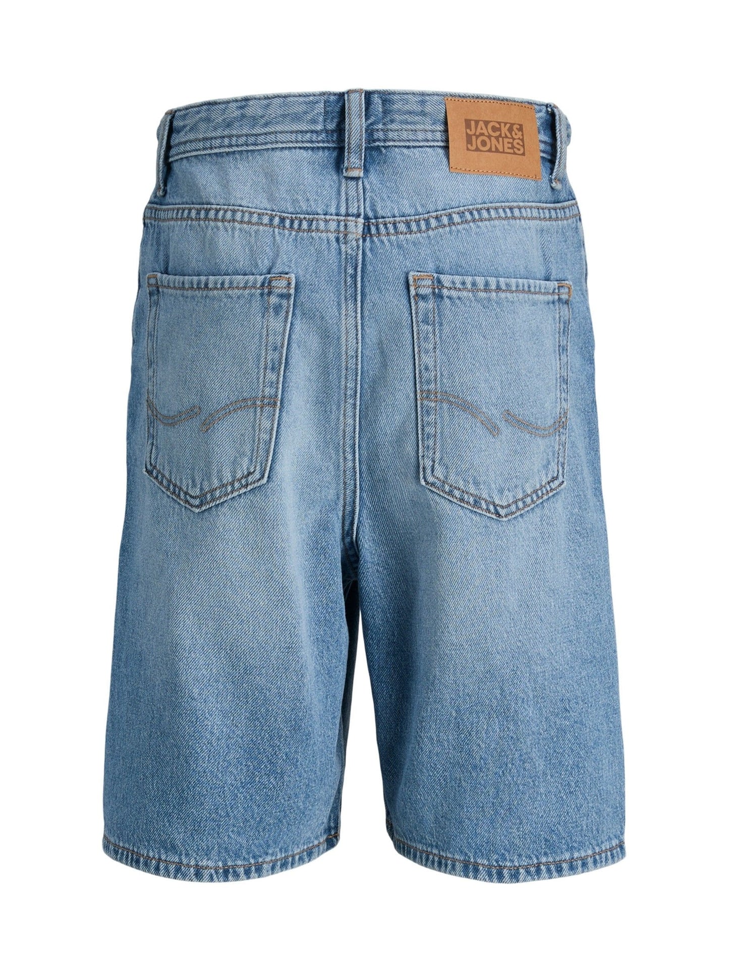 Dsiney Kidz - JACK & JONES Junior Mid Blue Loose Fit Tony Denim Shorts image 7