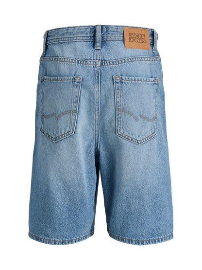 Dsiney Kidz - JACK & JONES Junior Mid Blue Loose Fit Tony Denim Shorts image 7