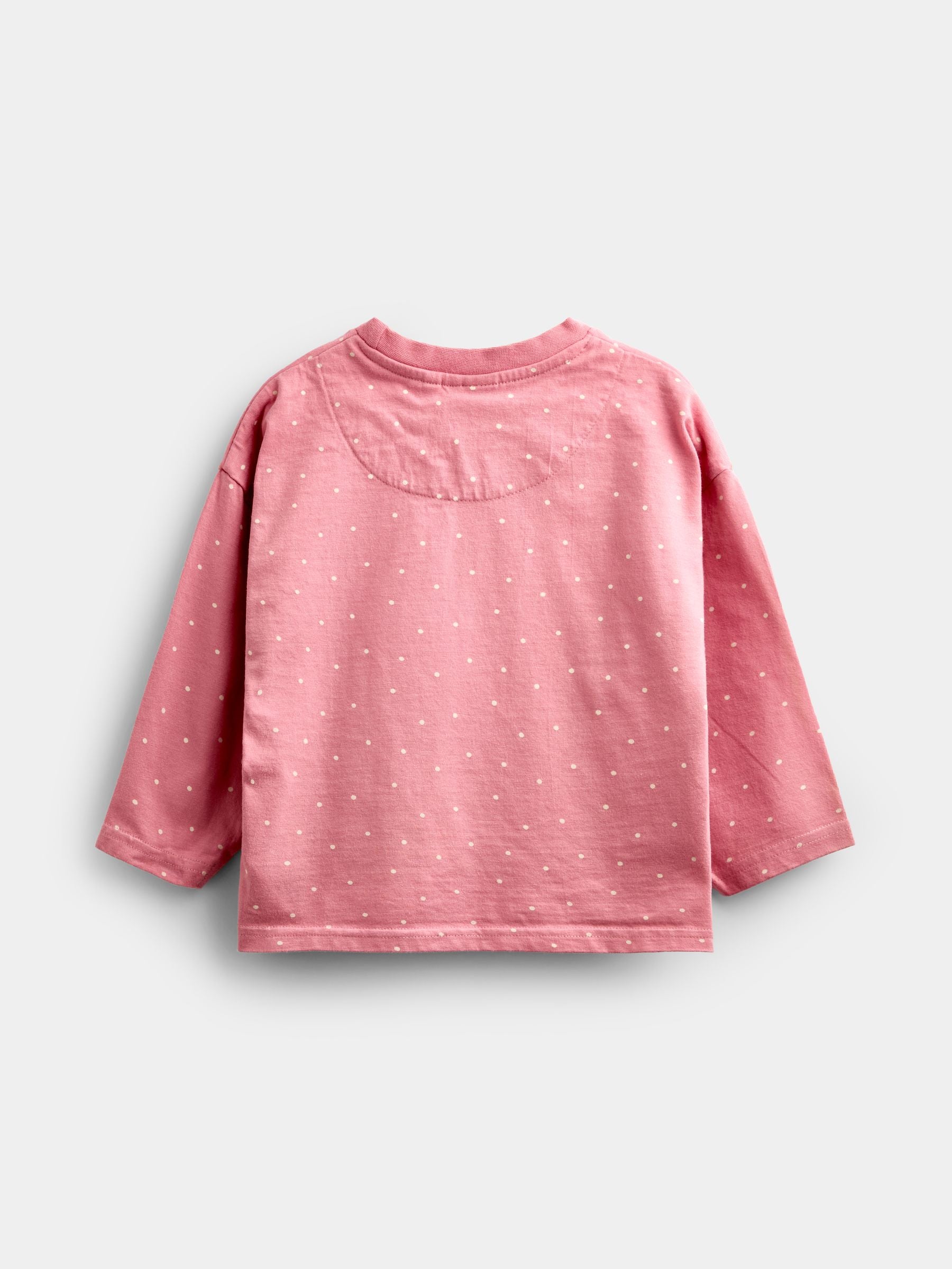 Dsiney Kidz - JoJo Maman Bébé Pink Dog Appliqué Long Sleeve Top image 2
