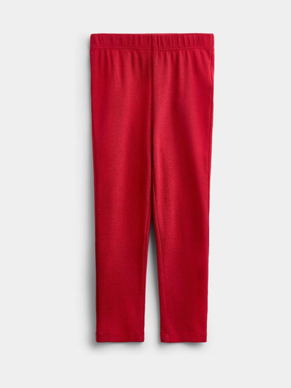Dsiney Kidz - JoJo Maman Bébé Burgundy Red Floral Frill Top & Rib Legging Set image 4