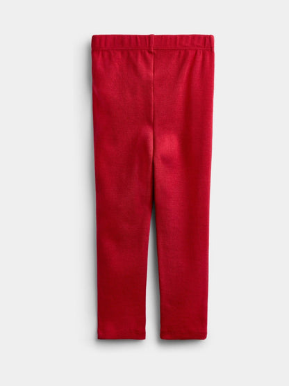 Dsiney Kidz - JoJo Maman Bébé Burgundy Red Floral Frill Top & Rib Legging Set image 5