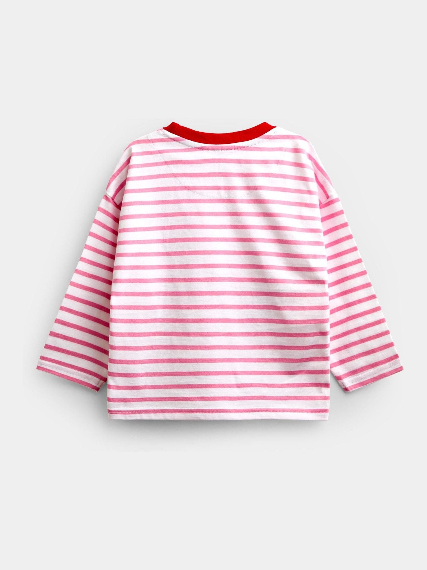 Dsiney Kidz - Jojo Maman Bébé Pink Breakfast Embroidered Top image 2