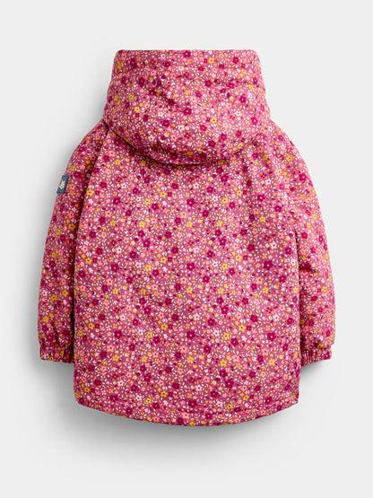 JoJo Maman Bébé Pink Ditsy 4-In-1 Jacket - image 3