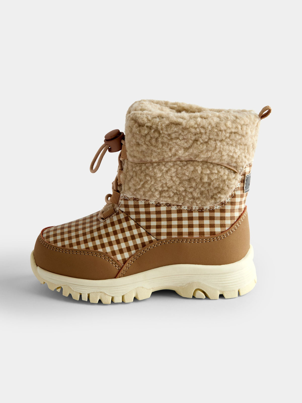 JoJo Maman Bébé Brown Gingham Cosy Snow Boots - image 4
