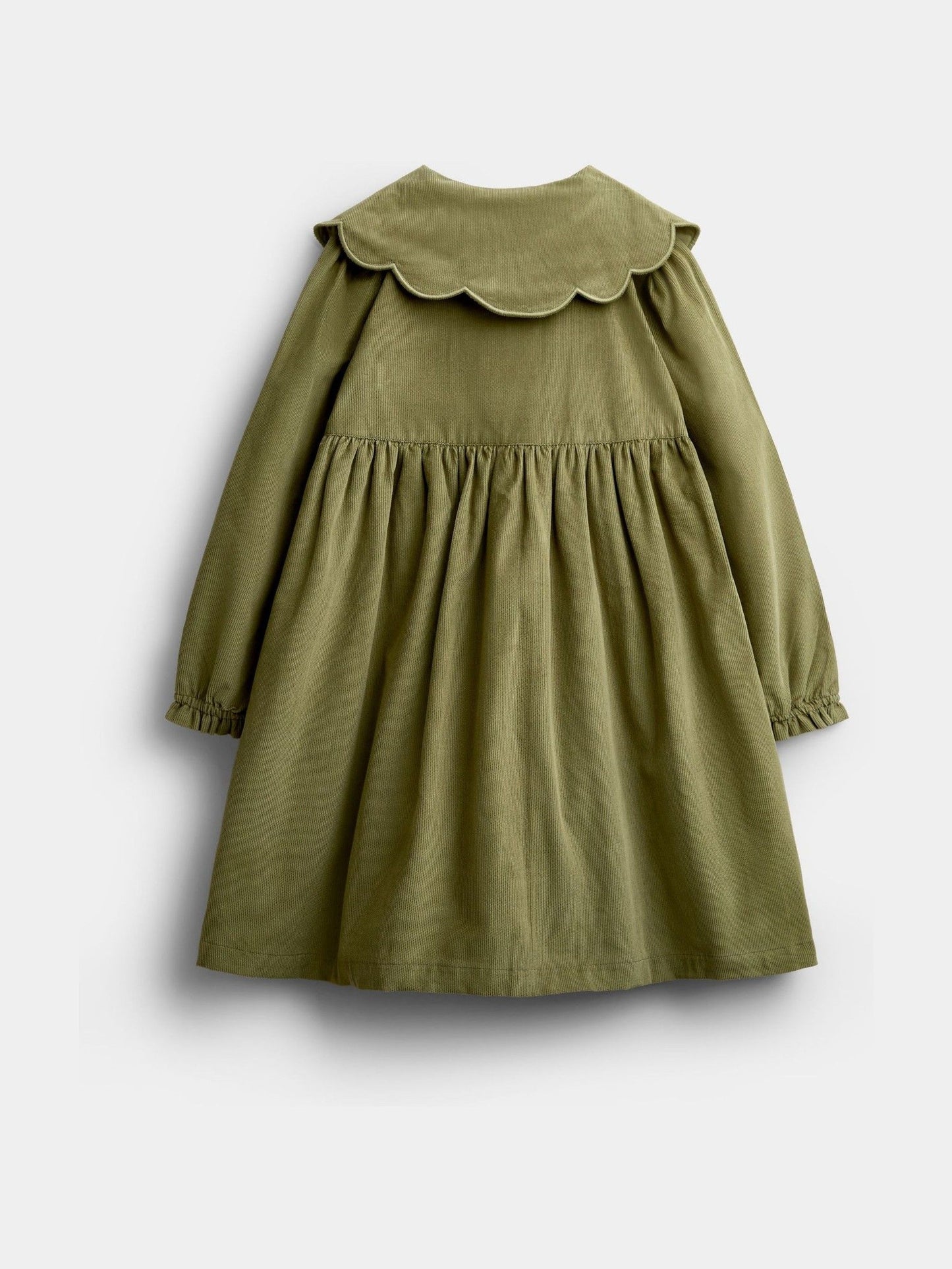 Dsiney Kidz - Jojo Maman Bébé Khaki Green The Gruffalo Appliqué Collar Dress image 2