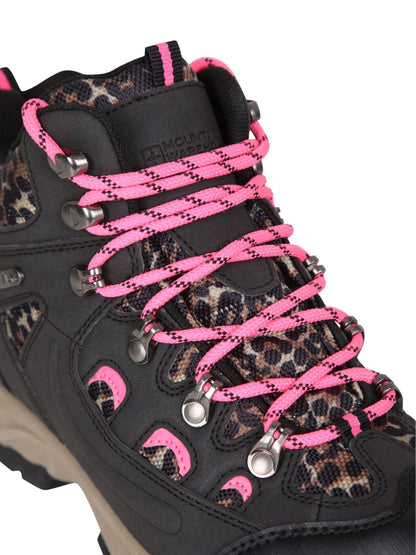 Mountain Warehouse Pink Adventurer Kids Printed Waterproof Boots image 5