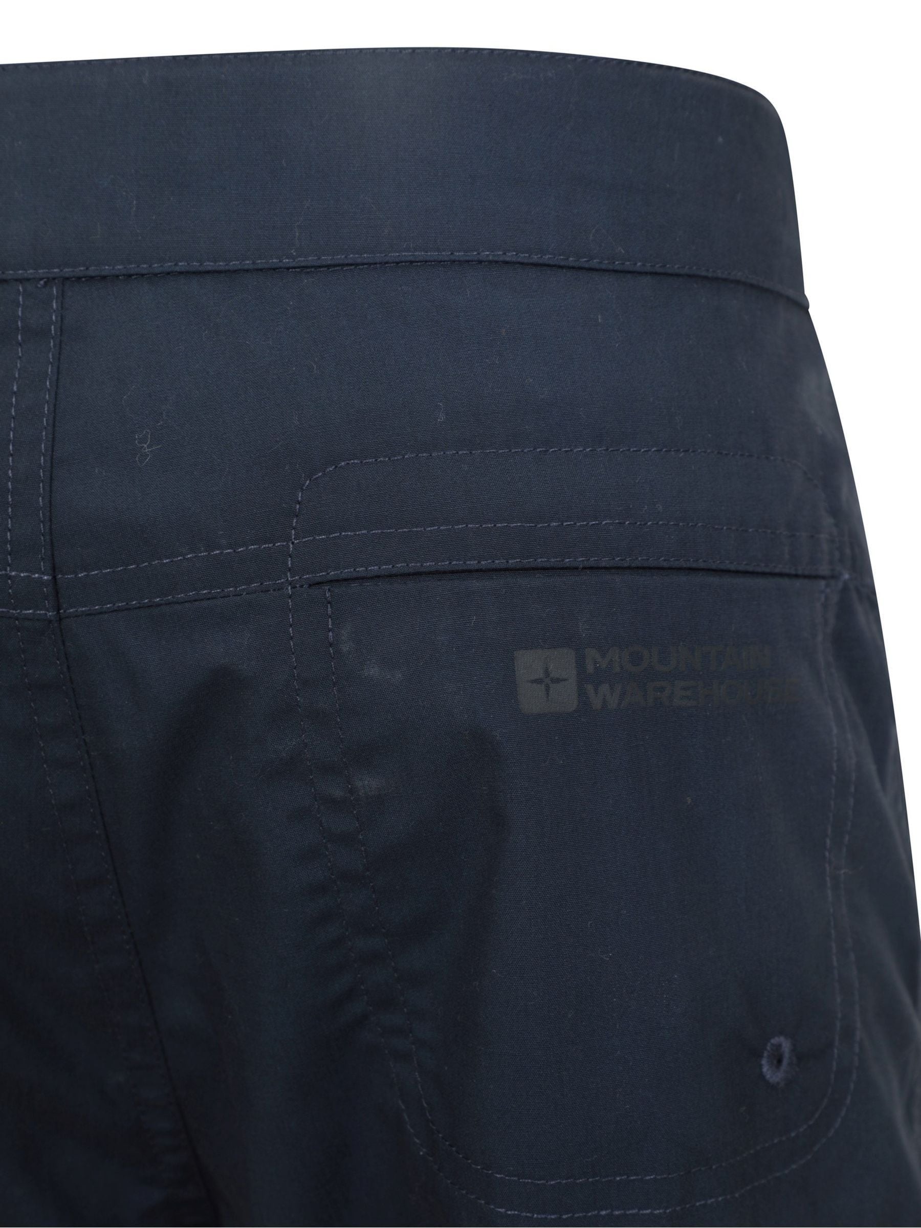 Mountain Warehouse Blue Active Kids Quick Drying Zip Off Trousers image 5