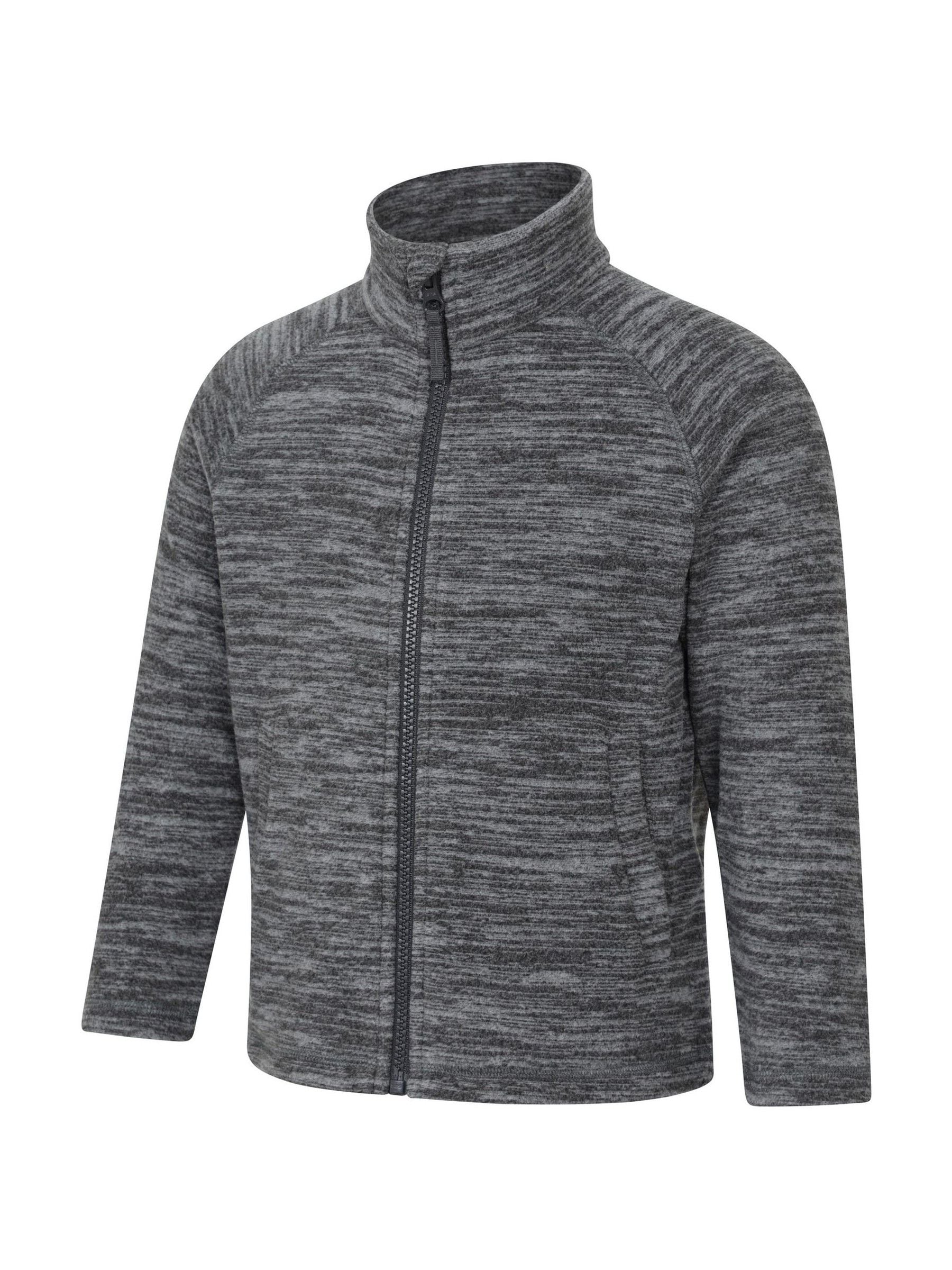 Dsiney Kidz - Mountain Warehouse Grey Snowdonia Kids Quick Drying Fleece image 2