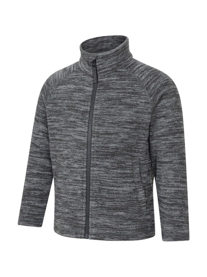 Dsiney Kidz - Mountain Warehouse Grey Snowdonia Kids Quick Drying Fleece image 2