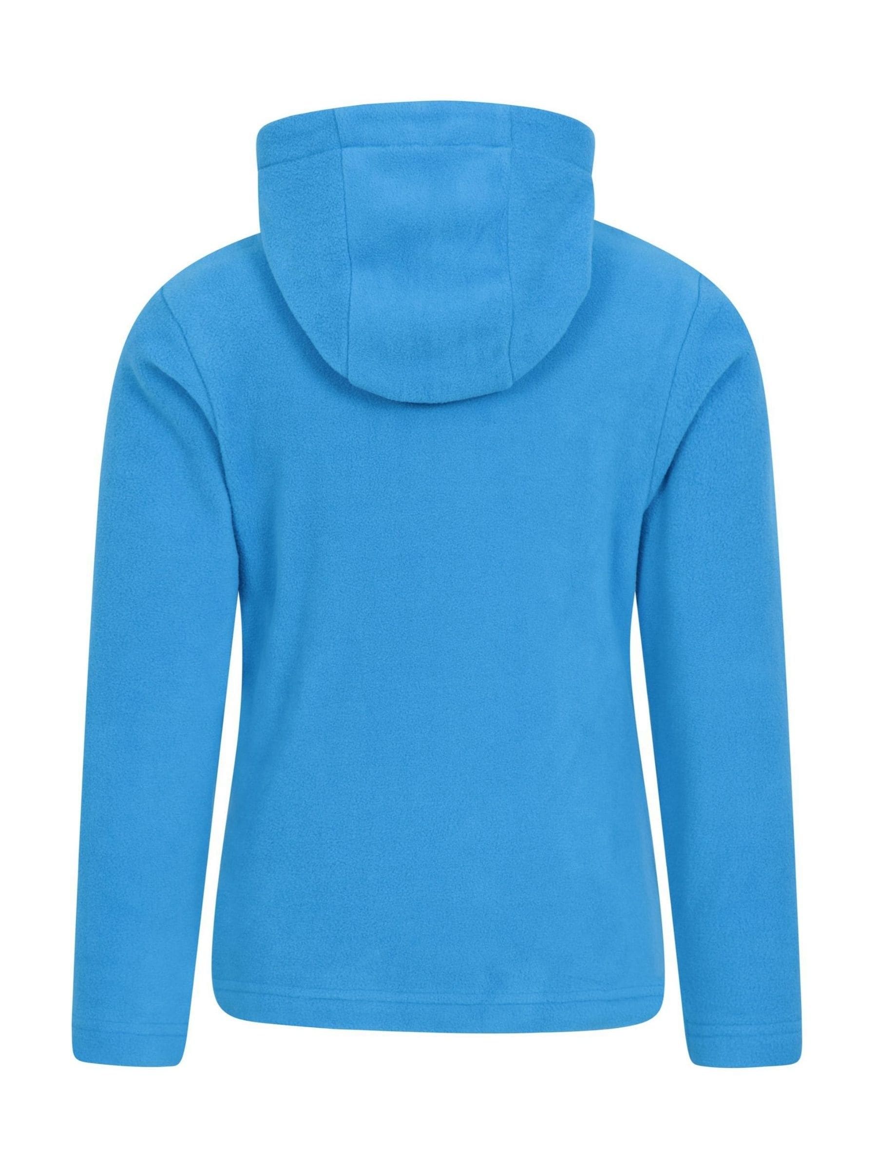 Dsiney Kidz - Mountain Warehouse Light Blue Camber II Fleece Hoodie image 4