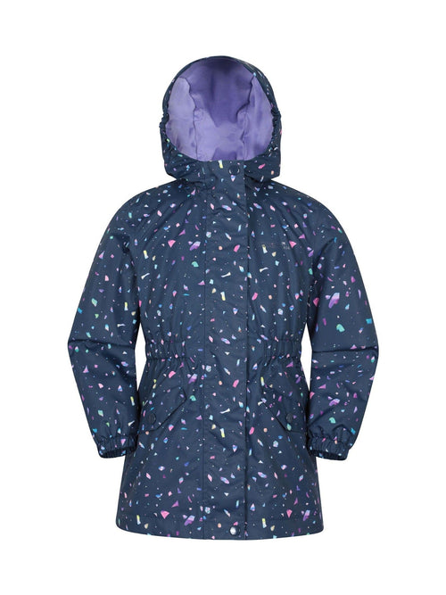 Dsiney Kidz - Mountain Warehouse Blue Dale Kids Lightweight Waterproof Jacket image 1