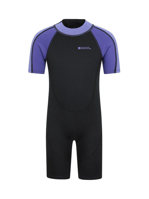 Dsiney Kidz - Mountain Warehouse Purple Kids Shorty 2.5/2mm Wetsuit image 1