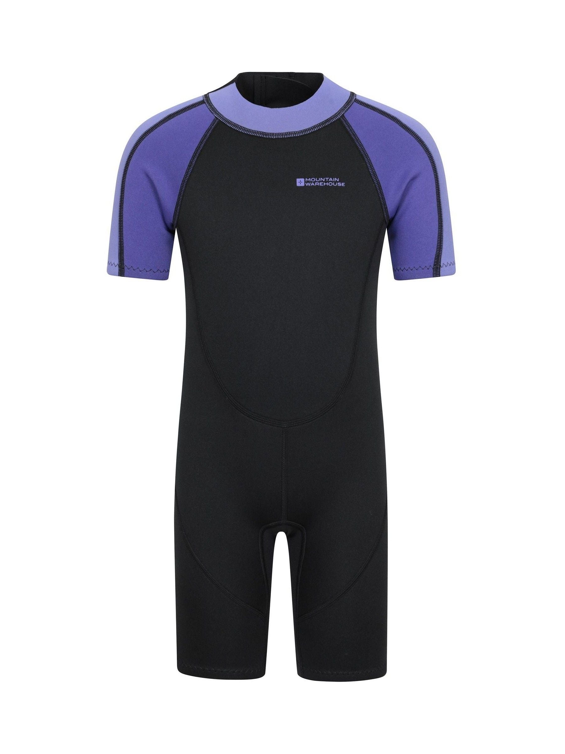 Mountain Warehouse Purple Kids Shorty 2.5/2mm Wetsuit image 1
