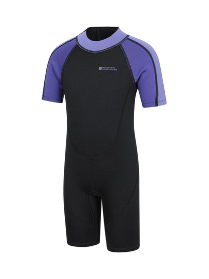 Mountain Warehouse Purple Kids Shorty 2.5/2mm Wetsuit image 2