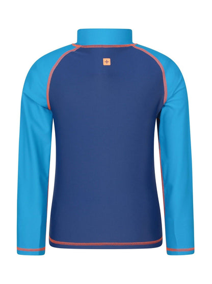 Dsiney Kidz - Mountain Warehouse Blue Long Sleeve Rash Vest image 3
