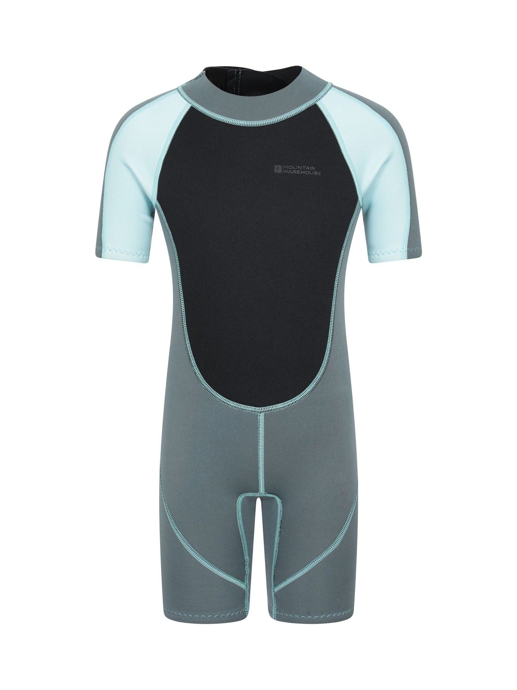 Mountain Warehouse Grey Kids Shorty 2.5/2mm Wetsuit image 1